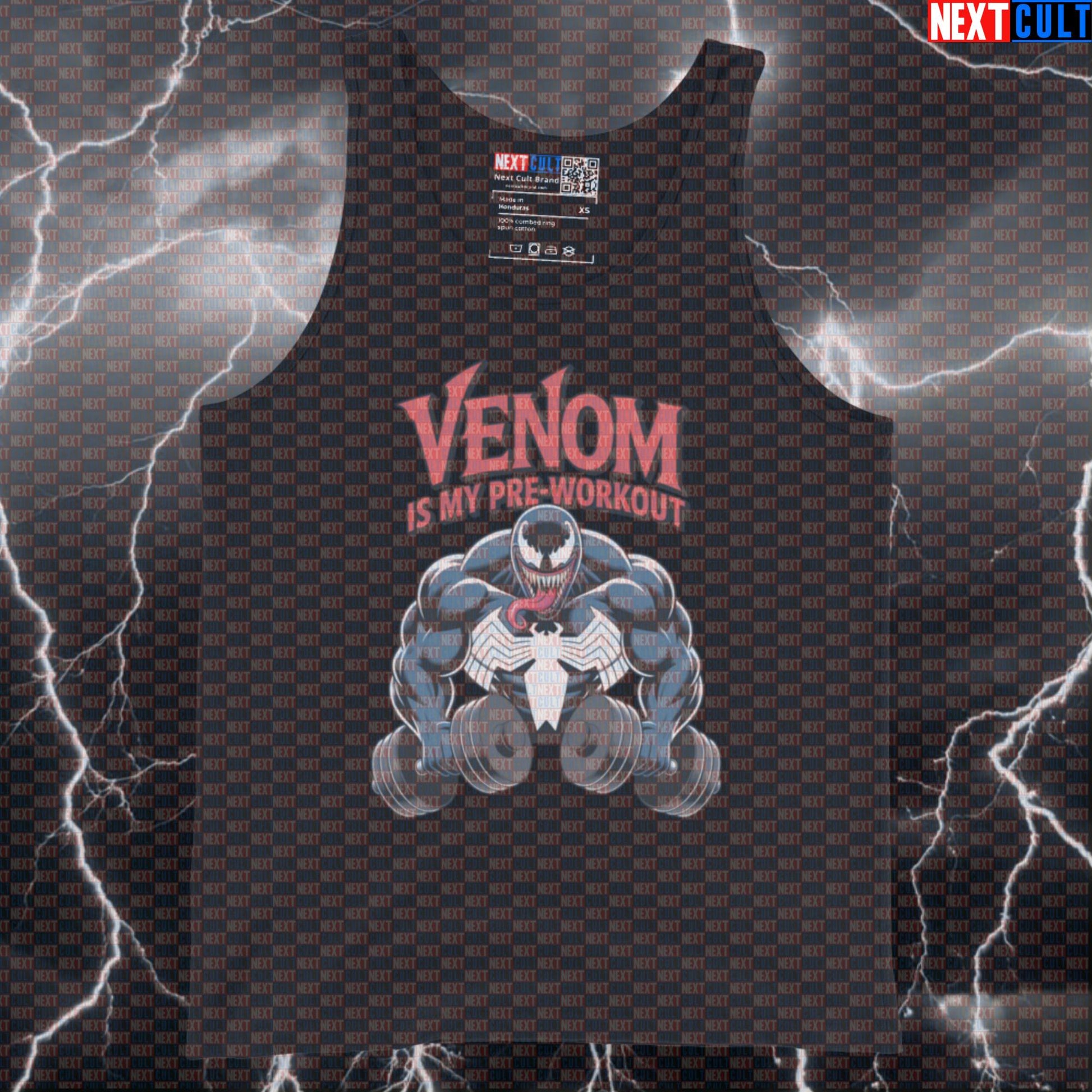 Venom Is My Preworkout Funny Gym Tank Top Muscle Shirt Athletic Vest for Lifters Marvel Venom Workout Fans Tank Tops Next Cult Brand