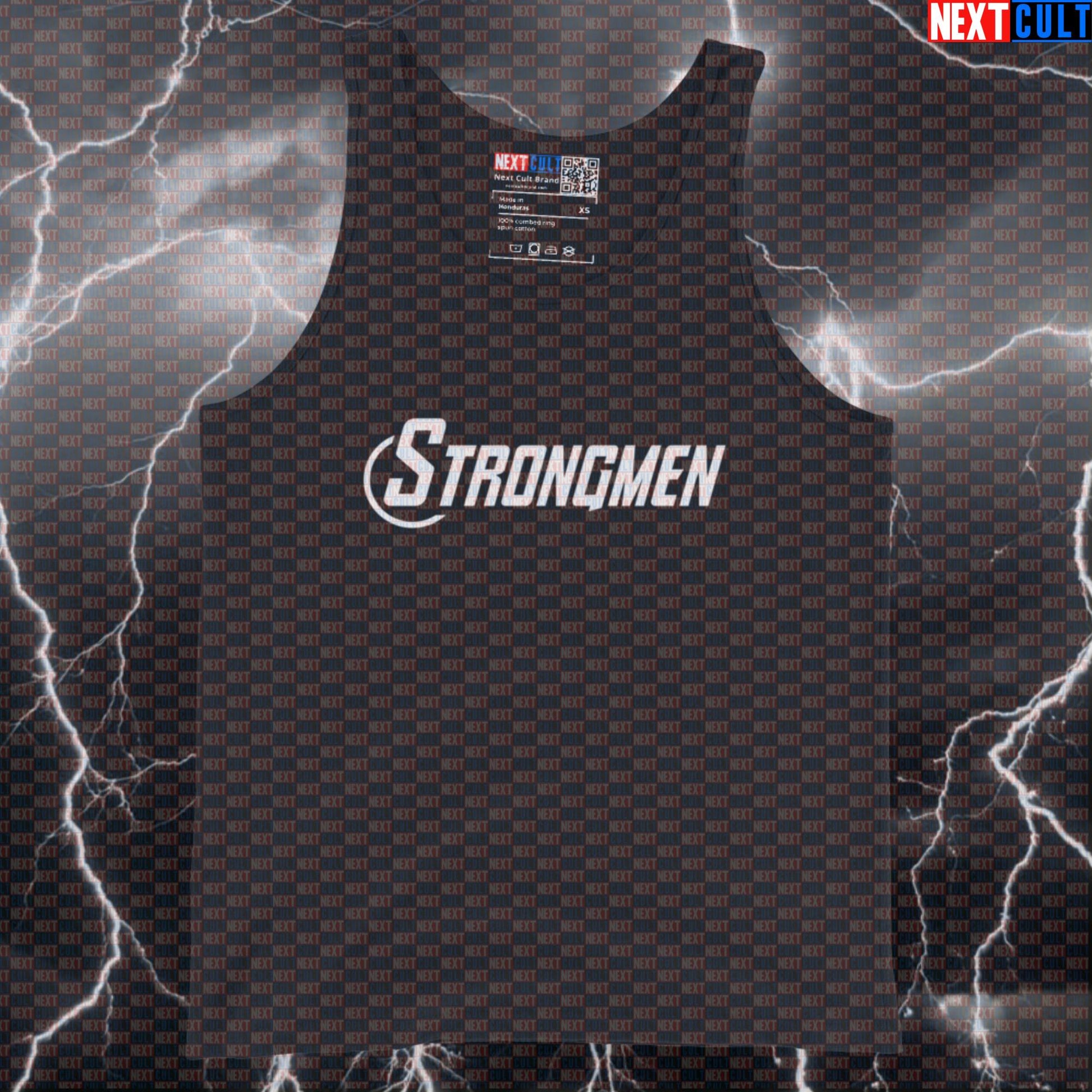 Avengers Strongman Funny Gym Tank Top Muscle Shirt Athletic Vest for Lifters Superhero Workout Fans Tank Tops Next Cult Brand