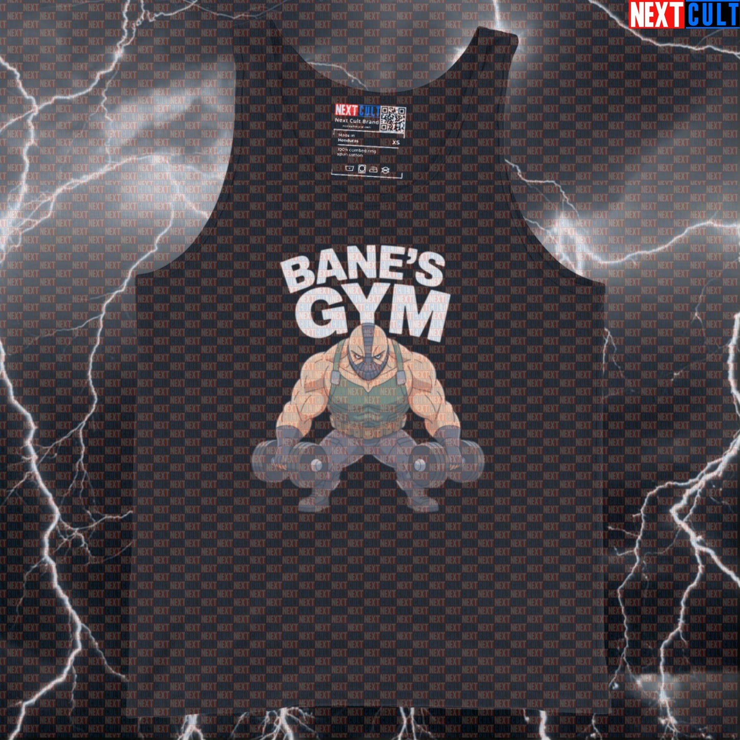 Bane’s Gym Hero Funny Gym Tank Top Muscle Shirt Athletic Vest for Lifters Comic Villain Workout Fans Tank Tops Bane Bodybuilding Films Fitness Gym Superheroes Workout Next Cult Brand
