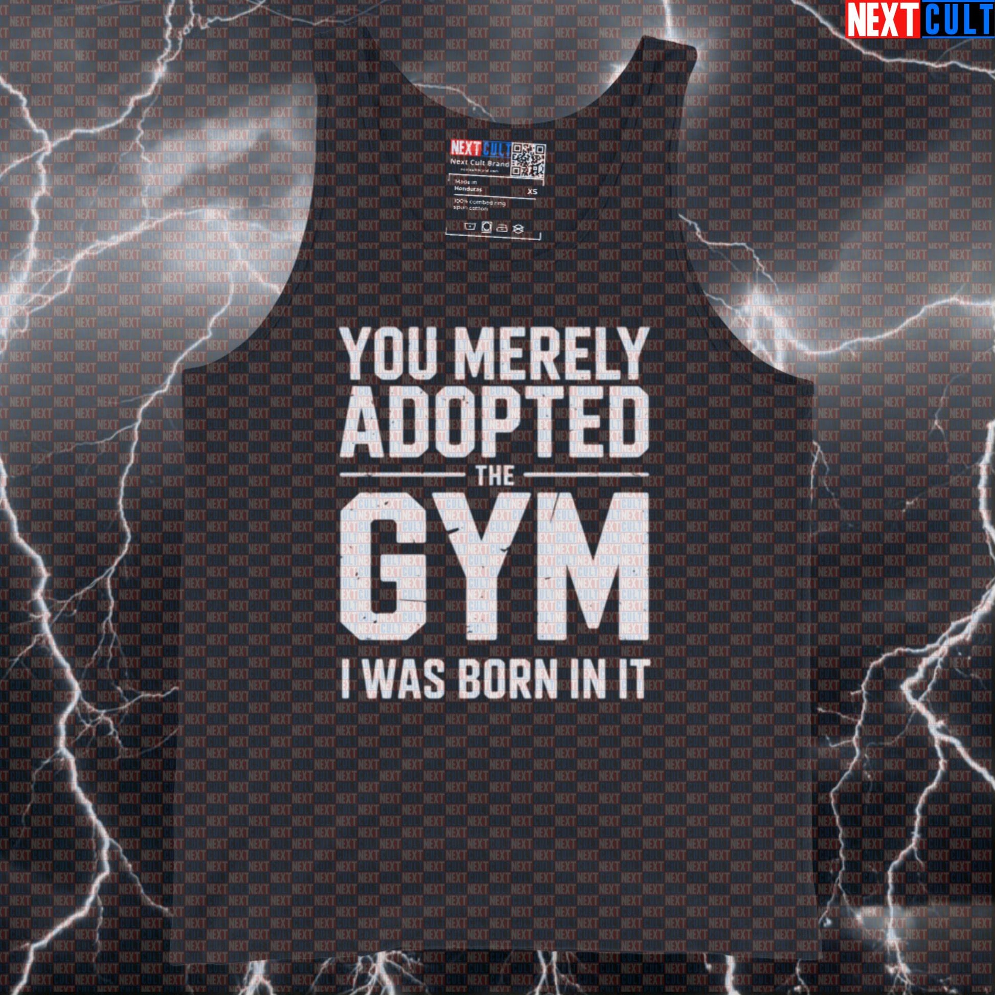 You Merely Adopted the Gym Funny Gym Tank Top Bane Meme Muscle Shirt Athletic Vest for Lifters Bane Bodybuilding Films Fitness Gym Powerlifting Superheroes Workout Next Cult Brand