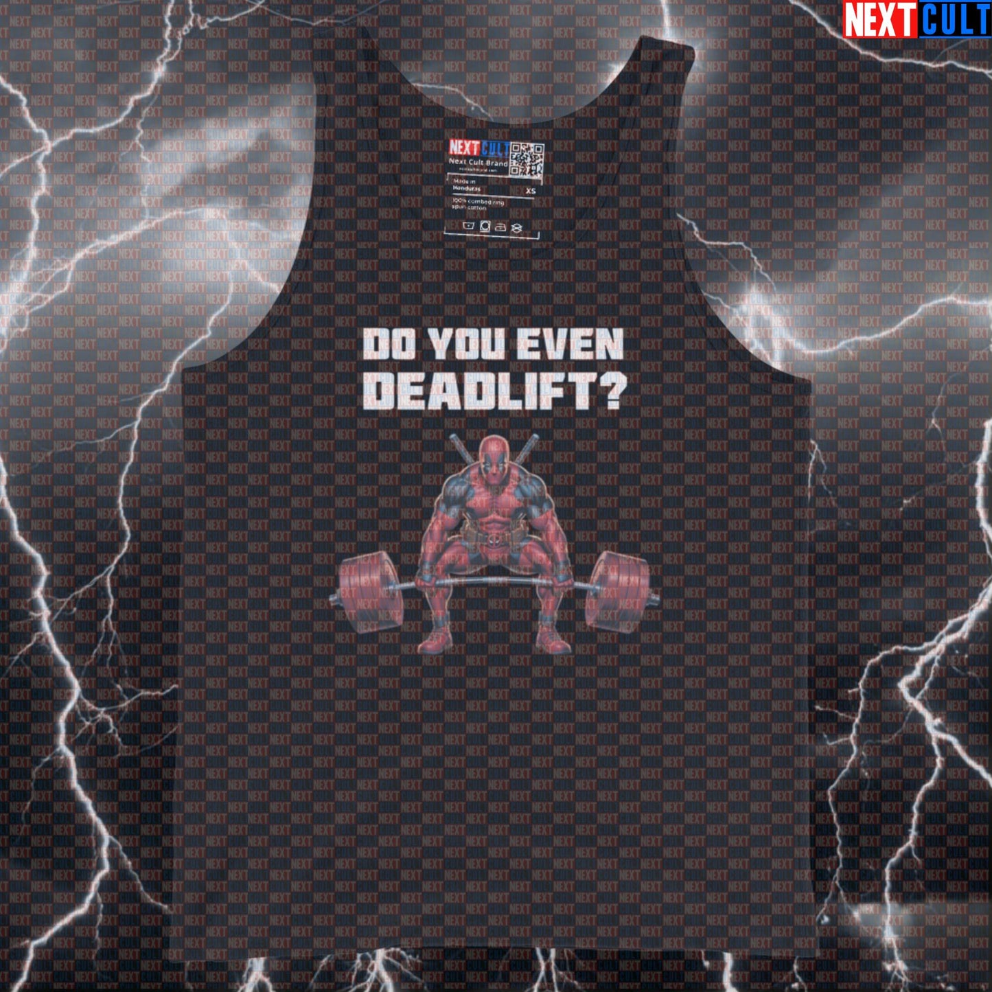 Do You Even Deadlift Funny Gym Tank Top Muscle Shirt Athletic Vest for Lifters Deadpool Fans Bodybuilding Deadpool Films Fitness Gym Leg Day Powerlifting Superheroes Workout Next Cult Brand