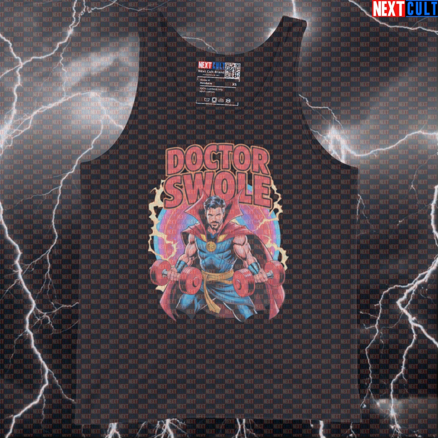 Doctor Swole Funny Gym Tank Top Muscle Shirt Athletic Vest for Lifters Superhero Workout Fans Tank Tops Next Cult Brand