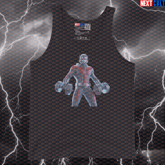 Funny Ant Man Gym Tank Top Muscle Shirt Athletic Vest for Lifters Gymbros Superhero Workout Fans Tank Tops Next Cult Brand