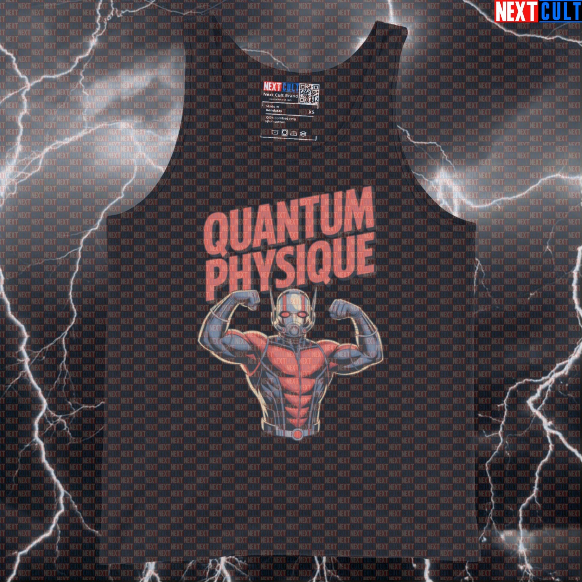 Quantum Physique Ant Man Funny Gym Tank Top Muscle Shirt Athletic Vest for Lifters Gymbros Tank Tops Next Cult Brand