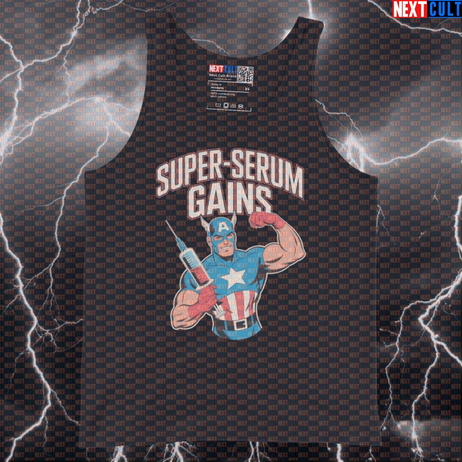 Super Serum Not Natty Funny Gym Tank Top Muscle Shirt Athletic Vest for Lifters Captain Fans Tank Tops Next Cult Brand