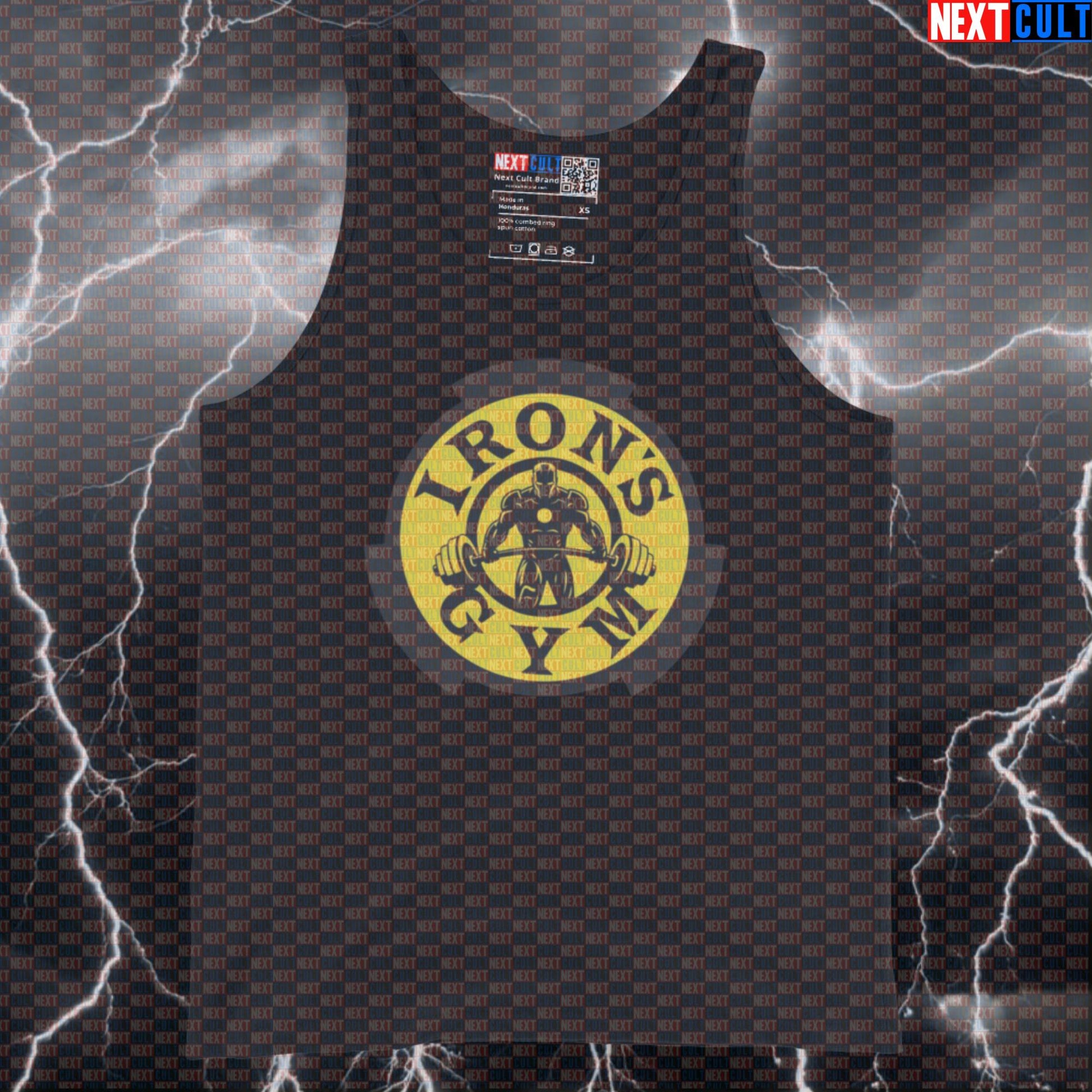 Irons Gym Funny Gym Tank Top Muscle Shirt Athletic Vest for Lifters Iron Hero Workout Fans Tank Tops Next Cult Brand