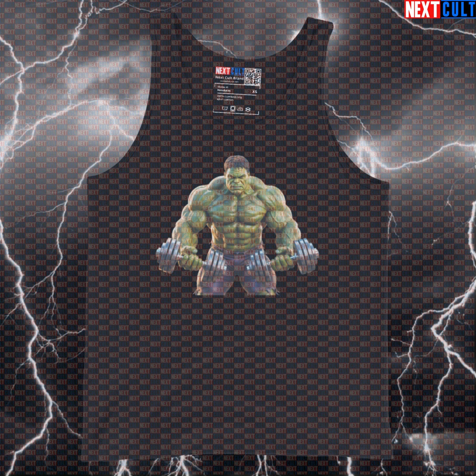 Hulk Smash Funny Gym Tank Top Muscle Shirt Athletic Vest for Lifters Comic Gymbros Workout Top Tank Tops Next Cult Brand