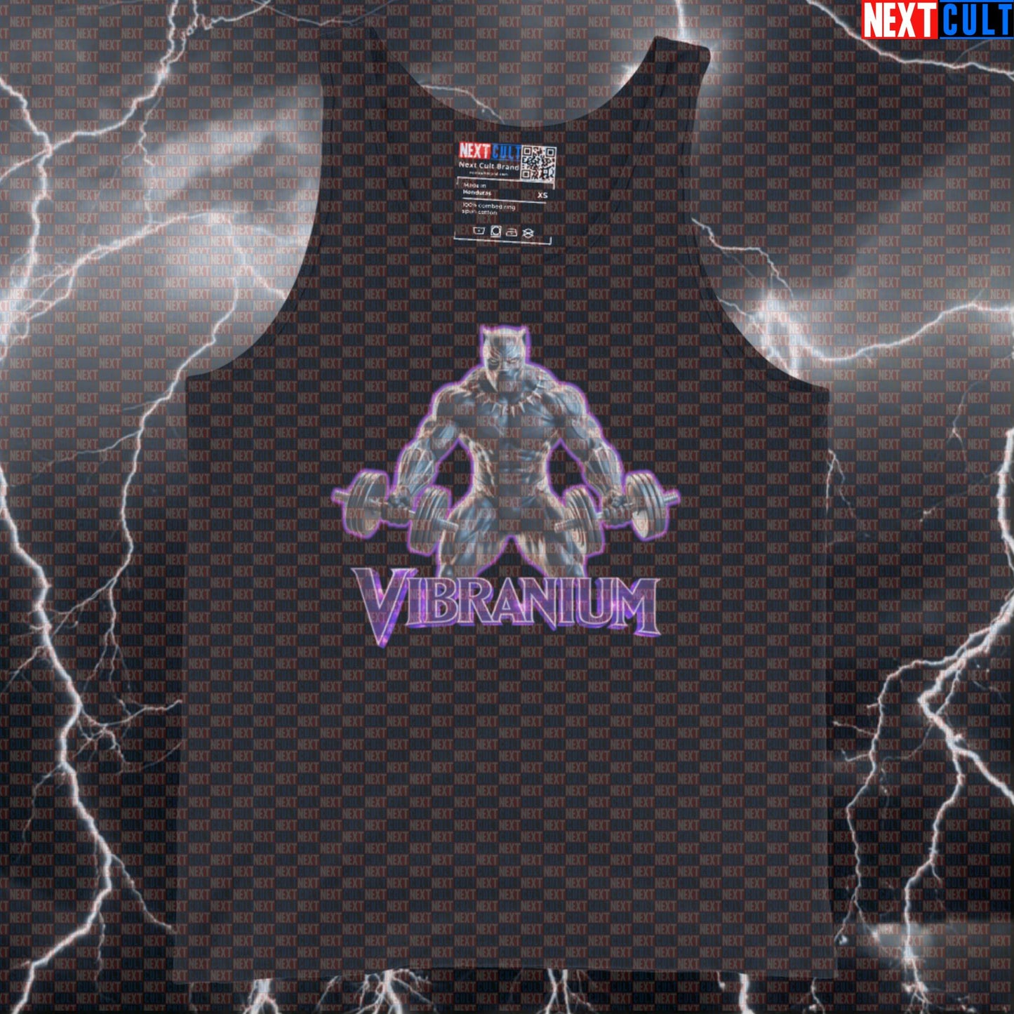 Vibranium Black Panther Funny Gym Tank Top Workout Tank Top Bodybuilding Powerlifting Fitness Meme Tank Tops Next Cult Brand