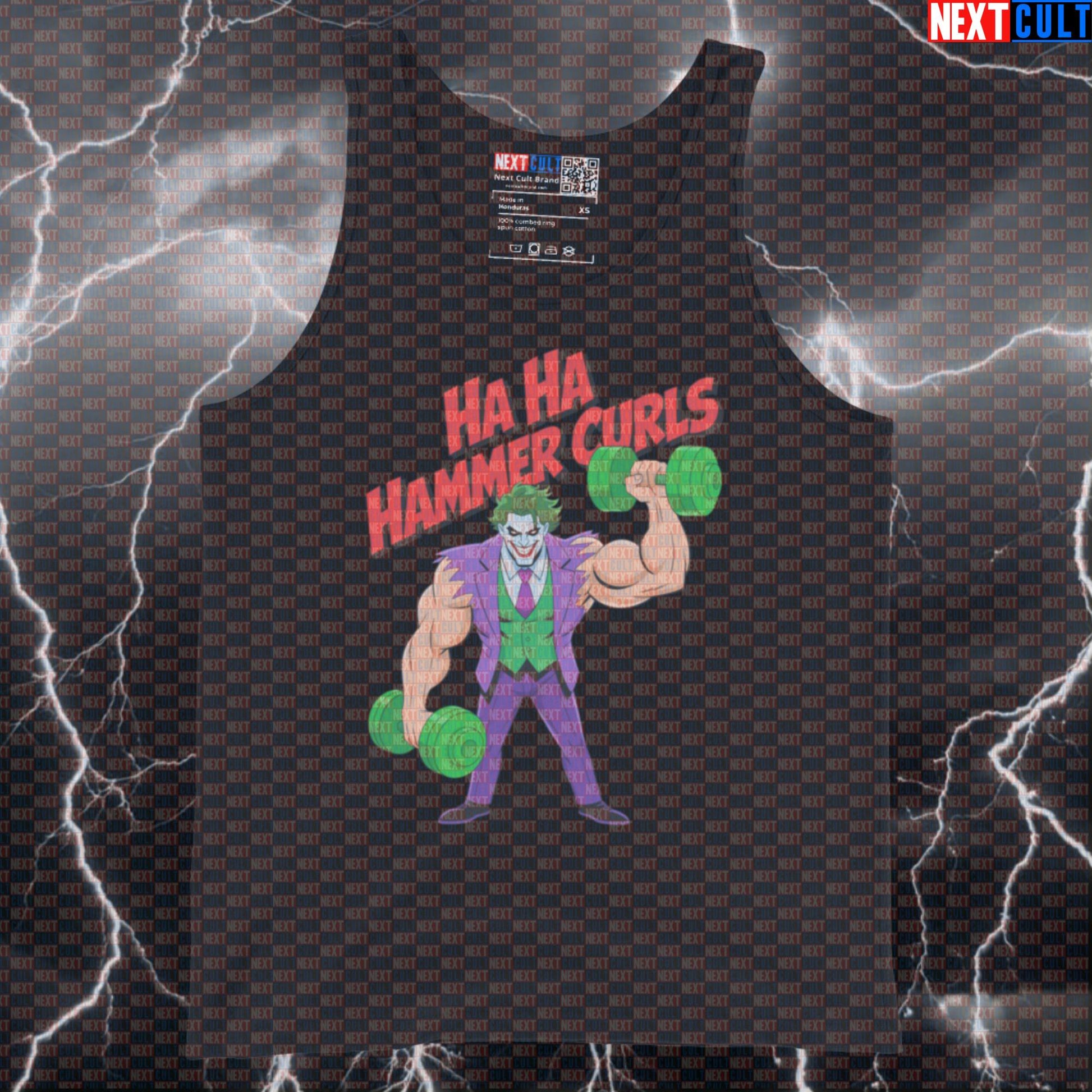 Ha Ha Hammer Curls Joker Gym Tank Top Funny Workout Muscle Shirt Athletic Vest Gym Tank Top Tank Tops Next Cult Brand
