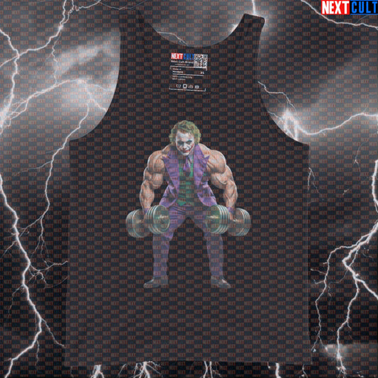 Joker Bodybuilder Funny Gym Tank Top Workout Tank Top Fitness Meme Lifting Humor Tank Tops Next Cult Brand