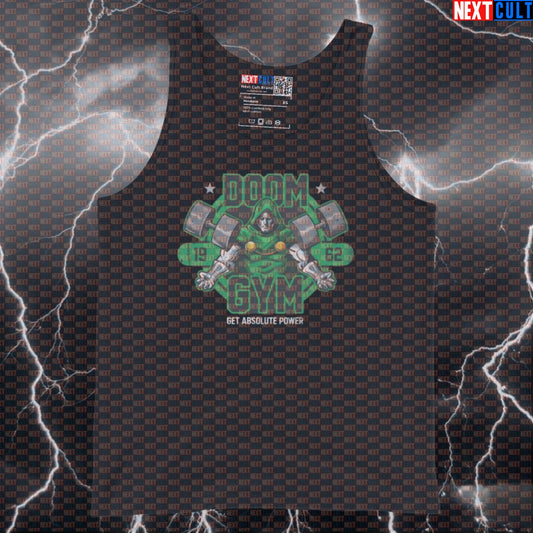 Doctor Doom Gym Villain Funny Gym Tank Top Muscle Shirt Athletic Shirt Workout Tank Top for Fitness Fans Tank Tops Next Cult Brand