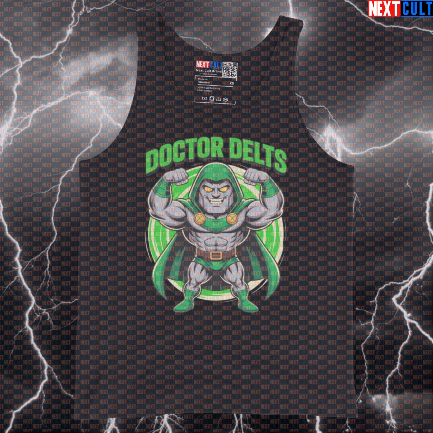 Doctor Delts Funny Gym Tank Top Villain Workout Tank Top Muscle Shirt Athletic Vest for Shoulder Day Gains Tank Tops Next Cult Brand