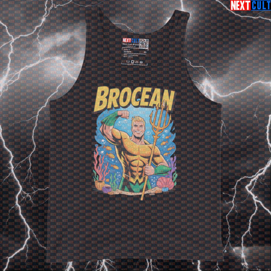 Brocean Gym Hero Funny Aquaman Gym Tank Top for Lifters Workout Muscle Shirt Athletic Vest Fitness Top Tank Tops Next Cult Brand