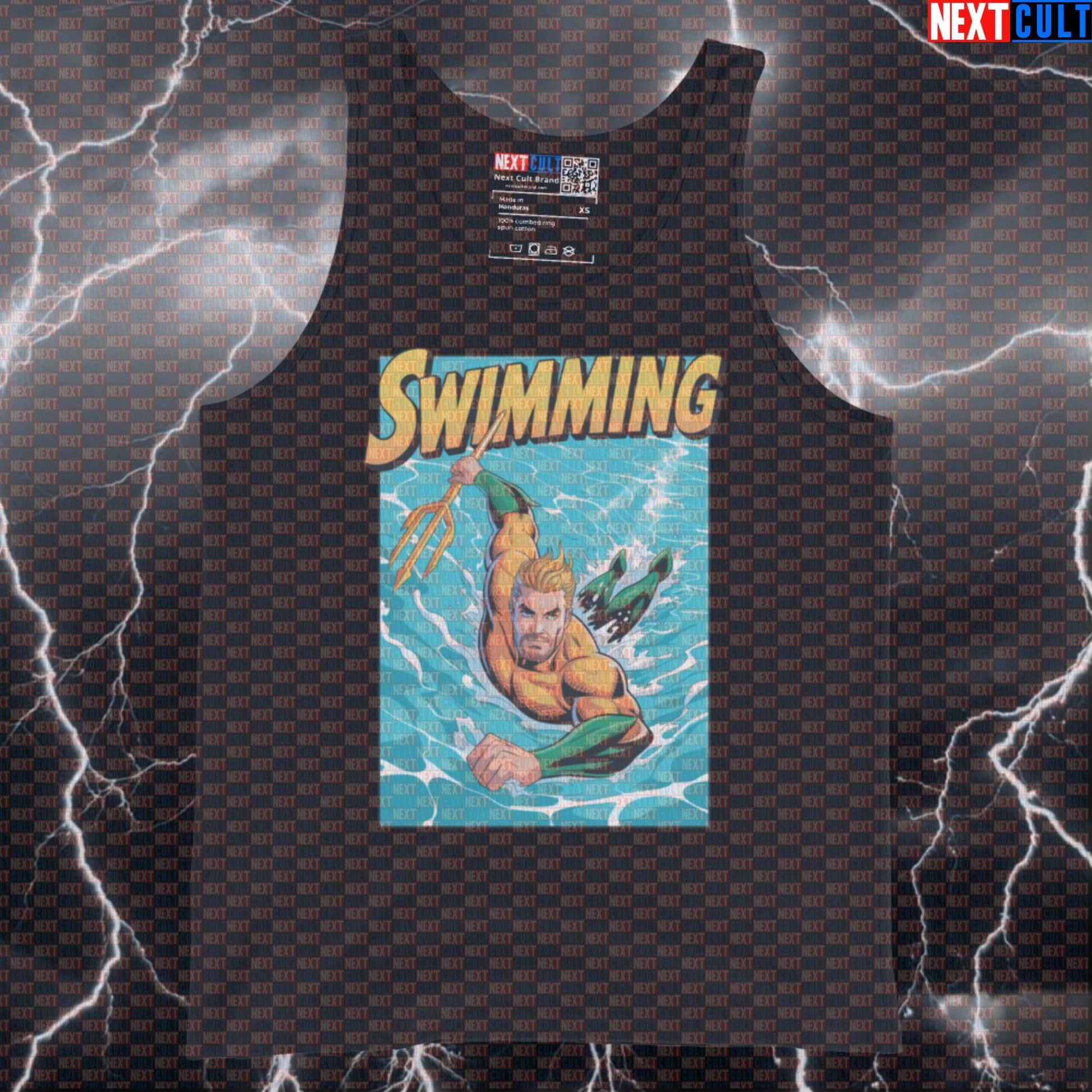 Funny Aquaman Gym Tank Top Muscle Shirt Athletic Shirt Workout Tank Top for Swimming Cardio Fitness Enthusiasts Tank Tops Next Cult Brand