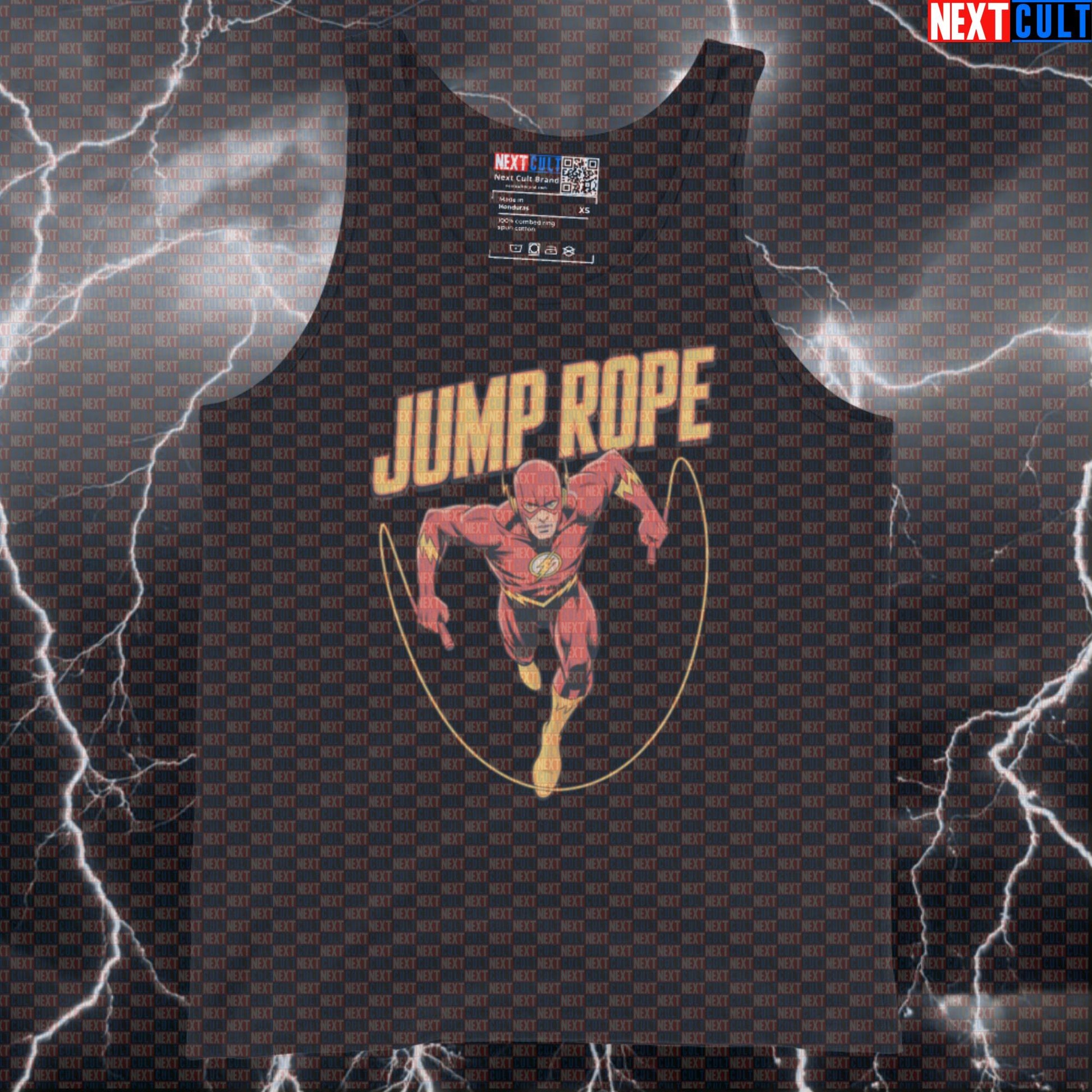 Funny Gym Hero Jump Rope Cardio Speed Tank Top Flash Inspired Workout Tank Top Muscle Shirt Athletic Vest Tank Tops Next Cult Brand
