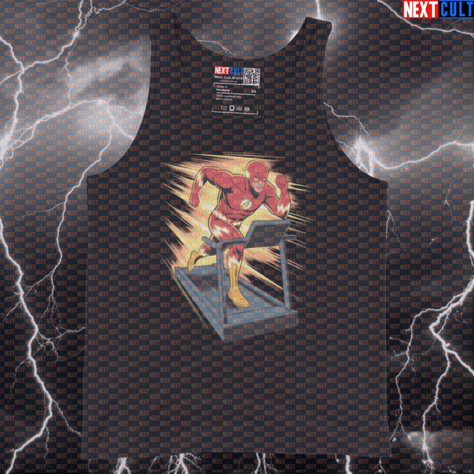 Cardio Speed Flash Funny Gym Tank Top Muscle Shirt Athletic Shirt for Treadmill Running and Cardio Workouts Tank Tops Next Cult Brand