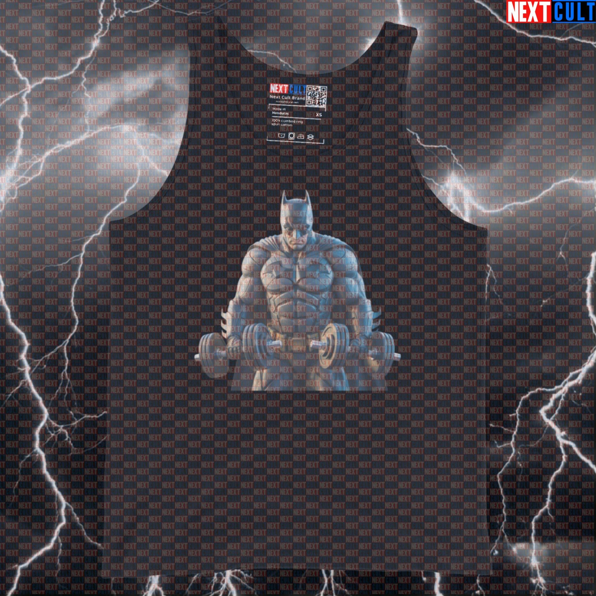 Batman Gym Hero Funny Gym Tank Top Muscle Shirt Workout Tank Top Athletic Vest for Lifters Comic Fitness Fans Tank Tops Next Cult Brand