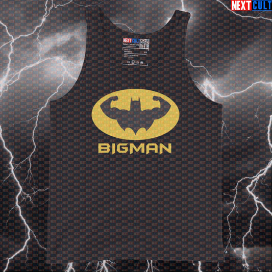Big Man Batman Gym Hero Funny Gym Tank Top Muscle Shirt Athletic Vest Workout Tank Top Undershirt Tank Tops Next Cult Brand