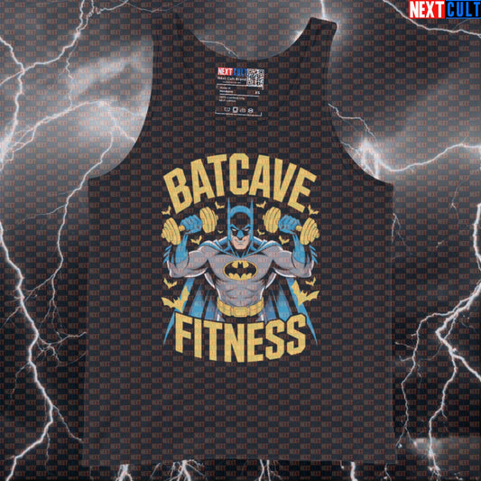 Batcave Fitness Funny Gym Tank Top Muscle Shirt for Lifters Batman Workout Athletic Vest Gym Training Top Tank Tops Next Cult Brand