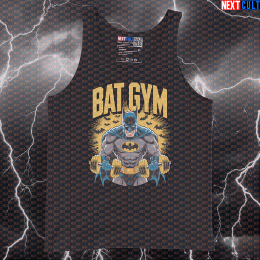 Batman Gym Mode Funny Gym Tank Top Muscle Shirt Athletic Vest Workout Top for Lifters Gymbros Fitness Fans Tank Tops Next Cult Brand