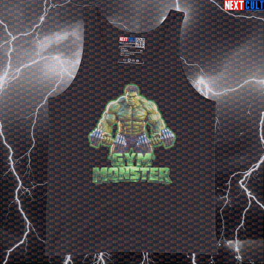 Gym Monster Hulk Funny Gym Tank Top Workout Tank Top Fitness Bodybuilding Muscle Meme Tank Tops Next Cult Brand