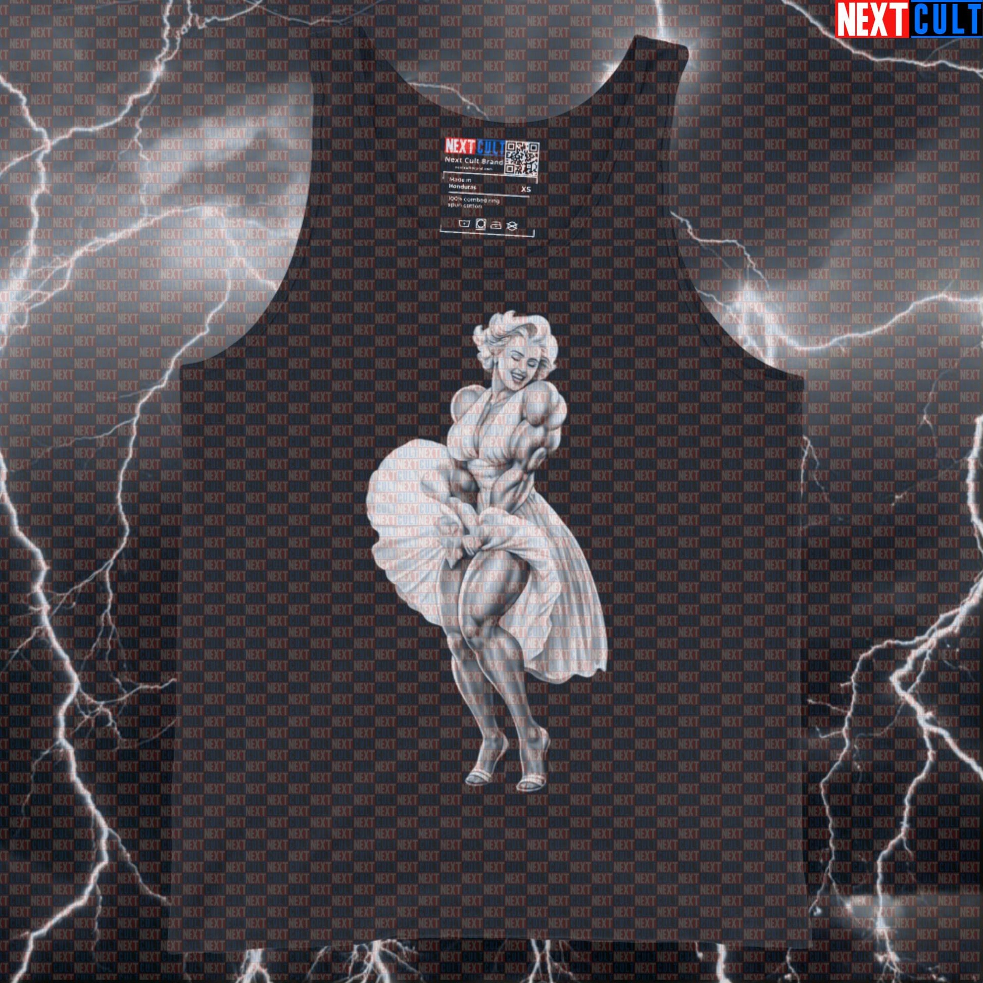 Marilyn Monroe Muscle Funny Gym Tank Top Vintage Fitness Tank Top Bodybuilding Workout Tank Top Tank Tops Next Cult Brand