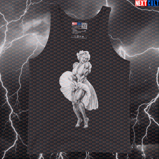 Marilyn Monroe Muscle Funny Gym Tank Top Vintage Fitness Tank Top Bodybuilding Workout Tank Top Tank Tops Next Cult Brand