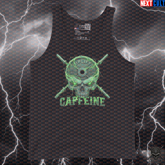 Caffeine Skull Tank Top Hardcore Coffee Gym Vest for Lifters Workout Energy Muscle Shirt Tank Tops Next Cult Brand