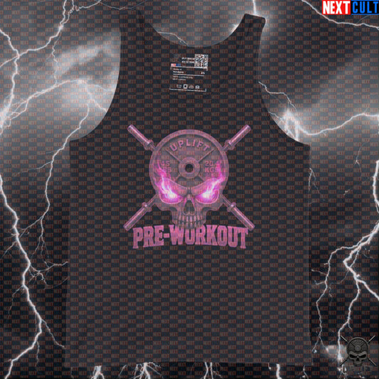 Pre-Workout Skull Tank Top Hardcore Muscle Shirt for Bodybuilding Gym Energy Tank Tops Next Cult Brand