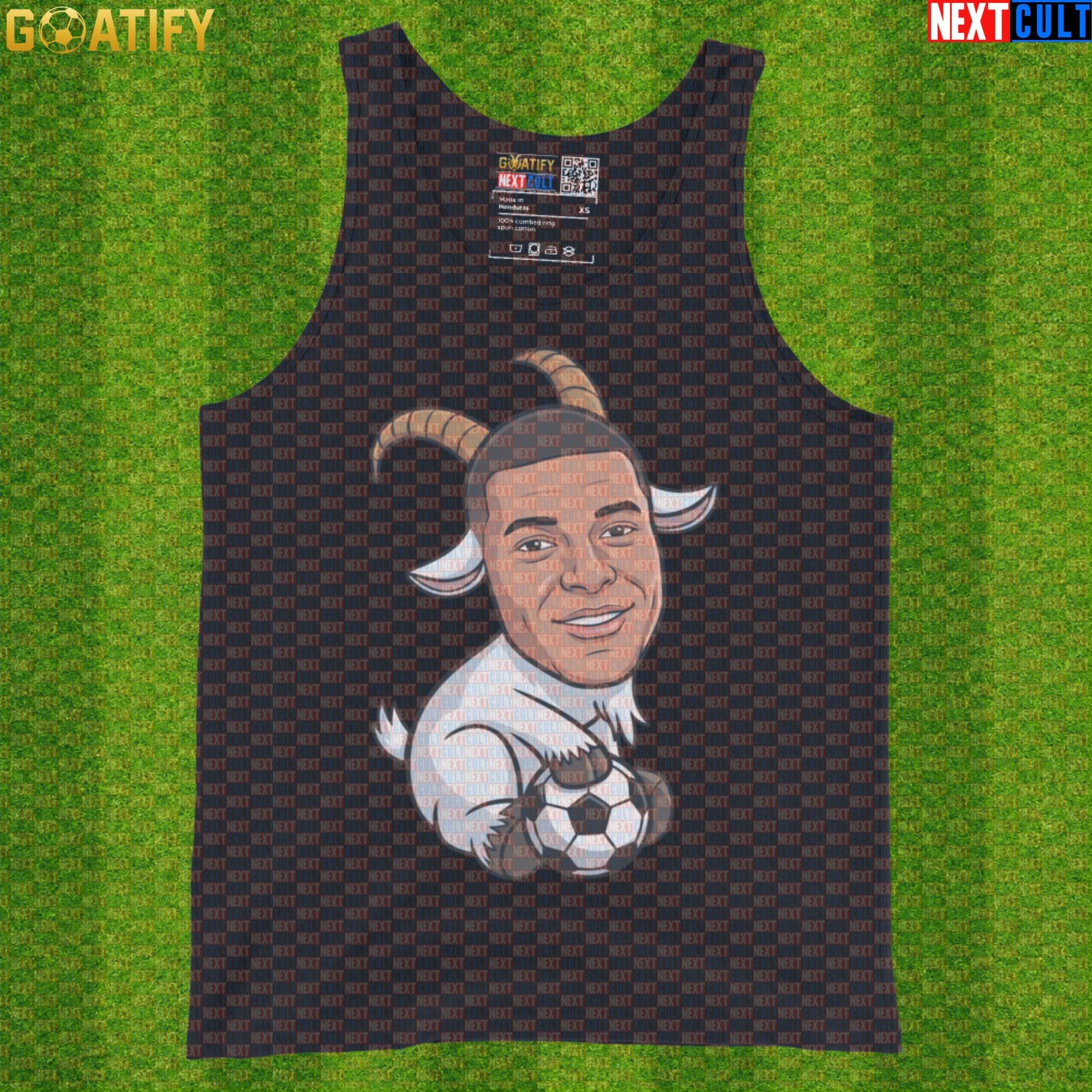 Kylian Mbappe Tank Top – GOAT Soccer Muscle Shirt Gift for France World Cup Summer Fans |  | ["Football", "France", "Kylian Mbappe", "PSG", "Real Madrid", "Soccer"]