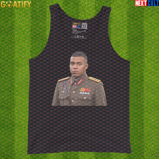 Kylian Mbappe Tank Top – El Dictator Soccer Meme Muscle Shirt Gift for France World Cup Fans Black Tank Tops Next Cult Brand