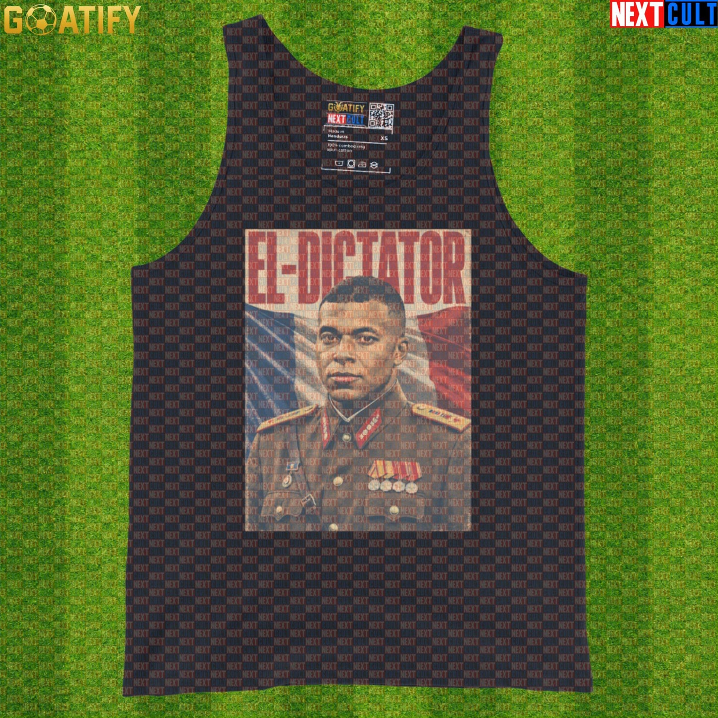 Kylian Mbappe Tank Top – El Dictator Soccer Meme Muscle Shirt for France Football Fans |  | ["Football", "France", "Kylian Mbappe", "PSG", "Real Madrid", "Soccer"]