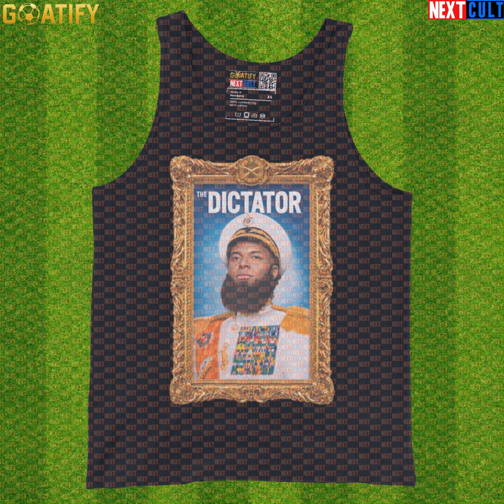 Kylian Mbappe Tank Top – El Dictator Soccer Muscle Shirt for Gym and World Cup Fans Black Next Cult Brand