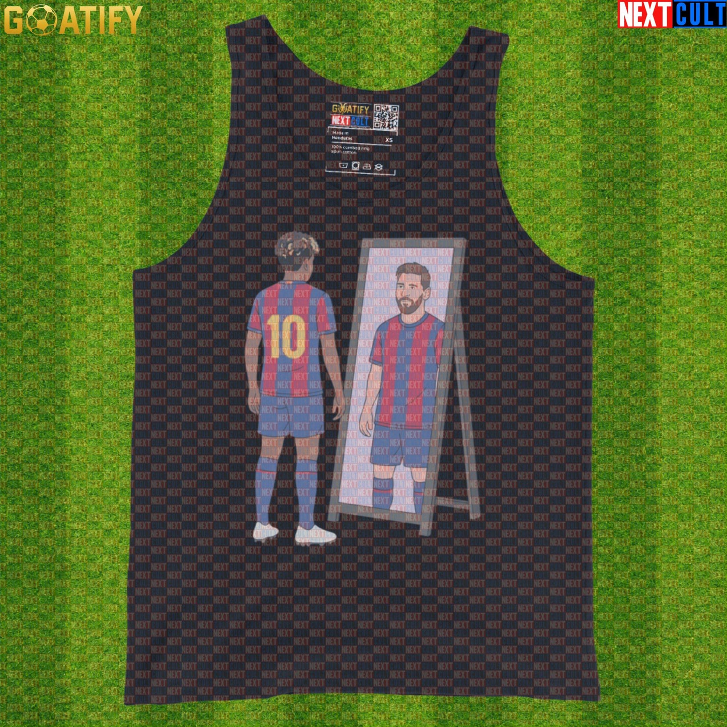 Lamine Yamal Tank Top – Next Messi Soccer Muscle Shirt for Spain and Barcelona Fans Black Next Cult Brand