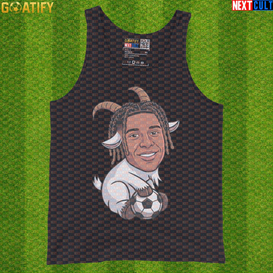 Michael Olise Tank Top – GOAT Muscle Shirt for Soccer Training and Summer Match Days Black Tank Tops Next Cult Brand