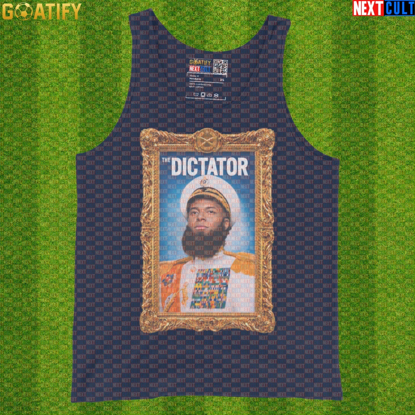 Kylian Mbappe Tank Top – El Dictator Soccer Muscle Shirt for Gym and World Cup Fans Navy Next Cult Brand