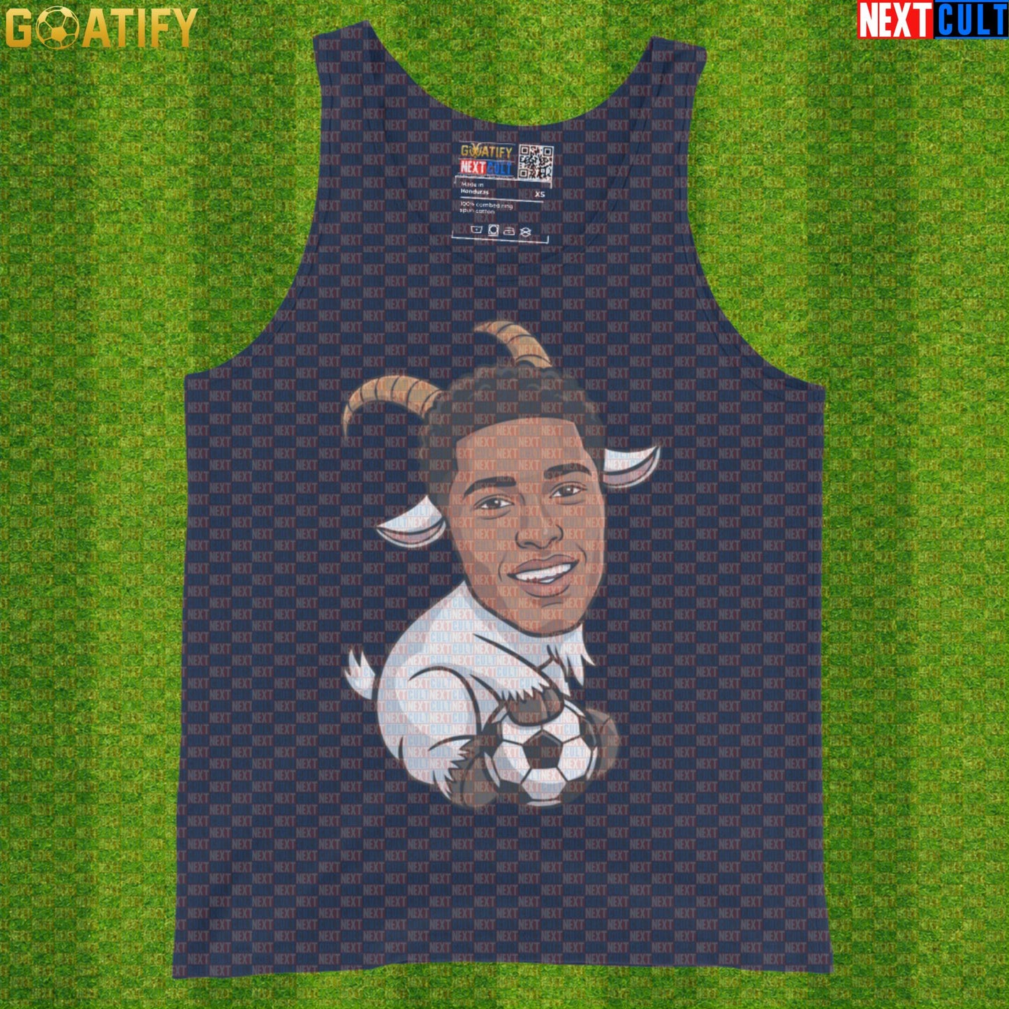 Jude Bellingham Tank Top – GOAT Football Muscle Shirt for Training and England Fans |  | ["Borussia Dortmund", "England", "Football", "Jude Bellingham", "Real Madrid", "Soccer"]