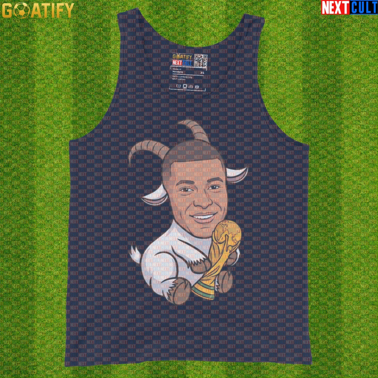 Kylian Mbappe Tank Top – World Cup GOAT Muscle Shirt for Soccer Training and France Fans |  | ["Football", "France", "Kylian Mbappe", "PSG", "Real Madrid", "Soccer"]