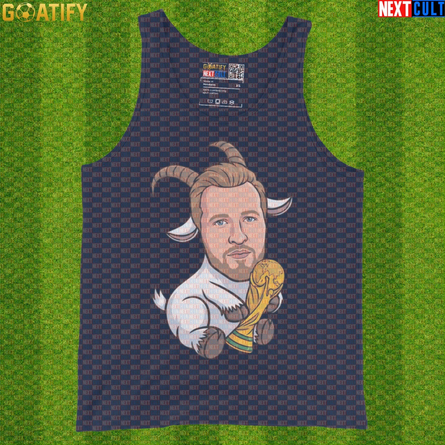 Harry Kane Tank Top – Kane GOAT Muscle Shirt for England World Cup Believers |  | ["Bayern Munich", "England", "Football", "Harry Kane", "Soccer", "Tottenham Hotspur"]