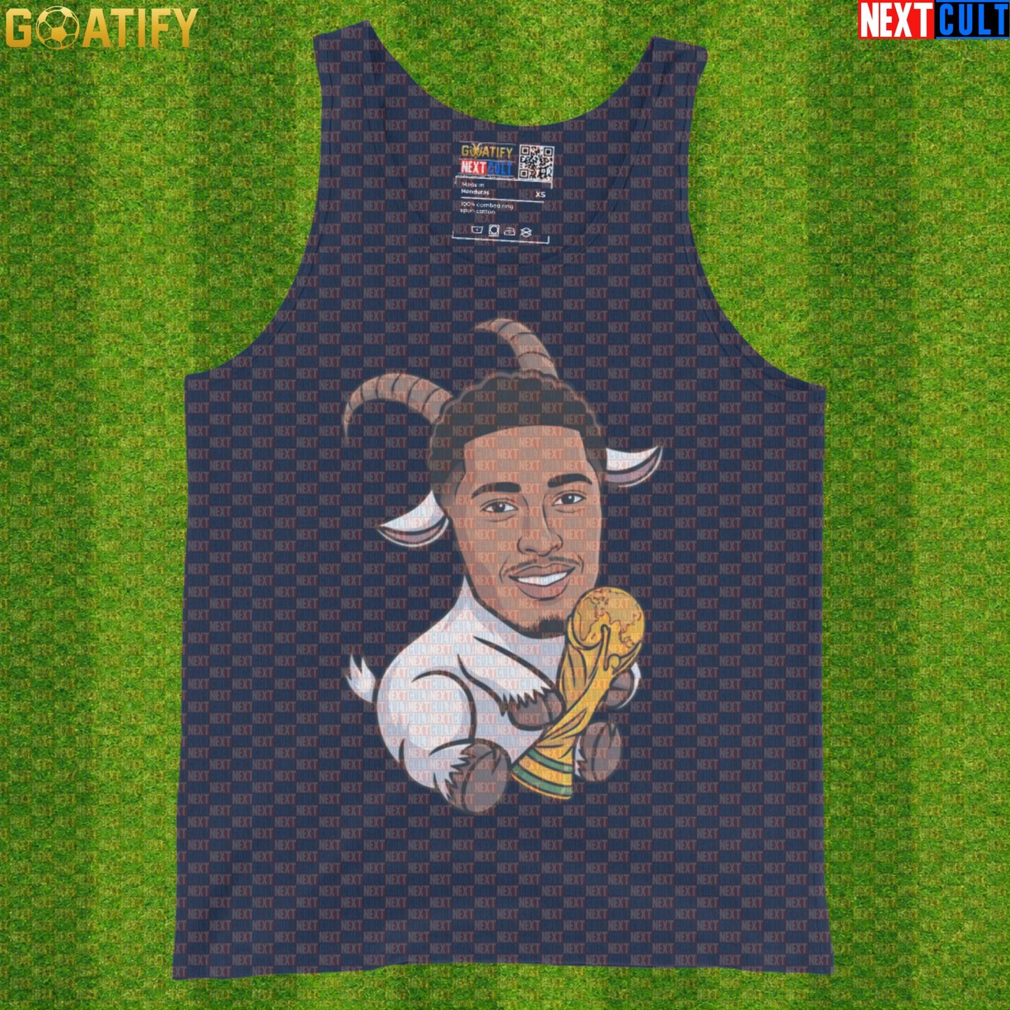 Jude Bellingham Tank Top – GOAT Muscle Shirt for England World Cup and Soccer Fans |  | ["England", "Football", "Jude Bellingham", "Real Madrid", "Soccer"]