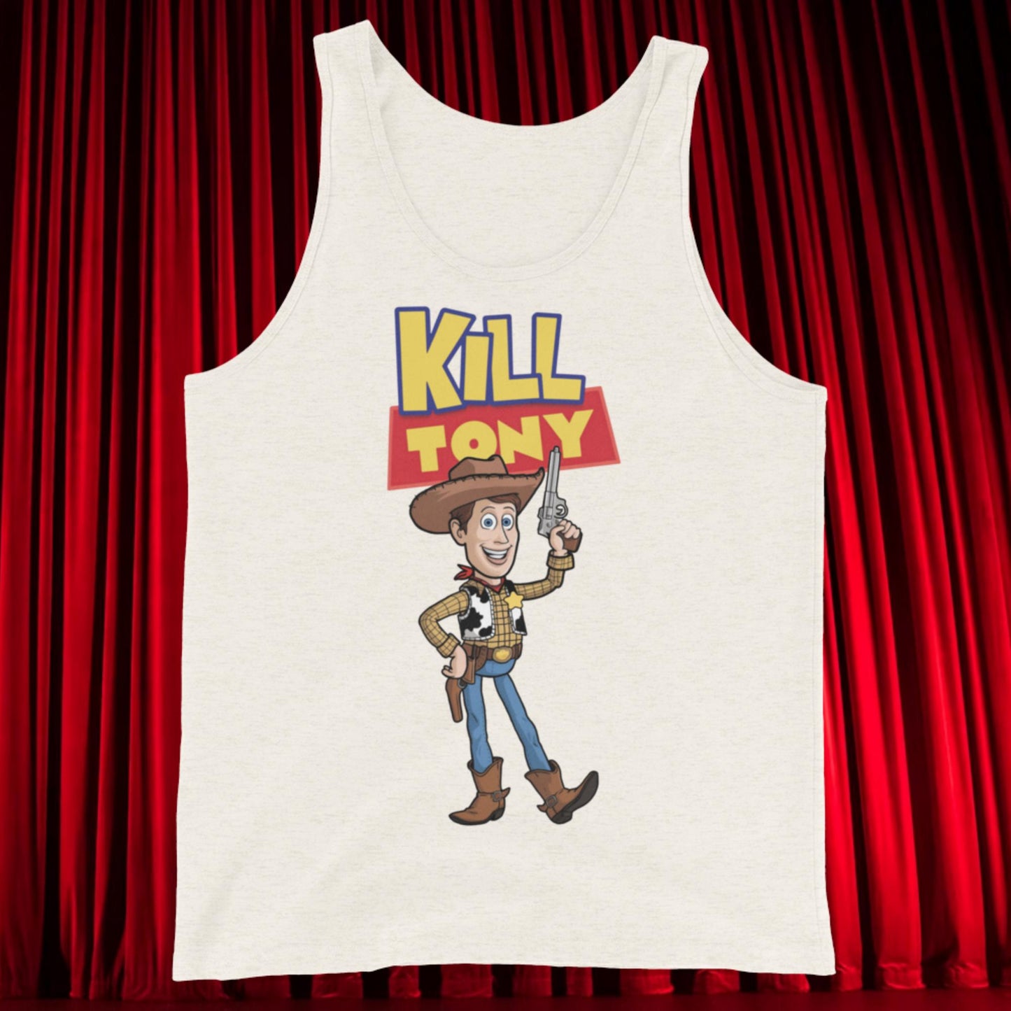 Kill Tony Hinchcliffe Toy Story Woody Funny Podcast Tank Top