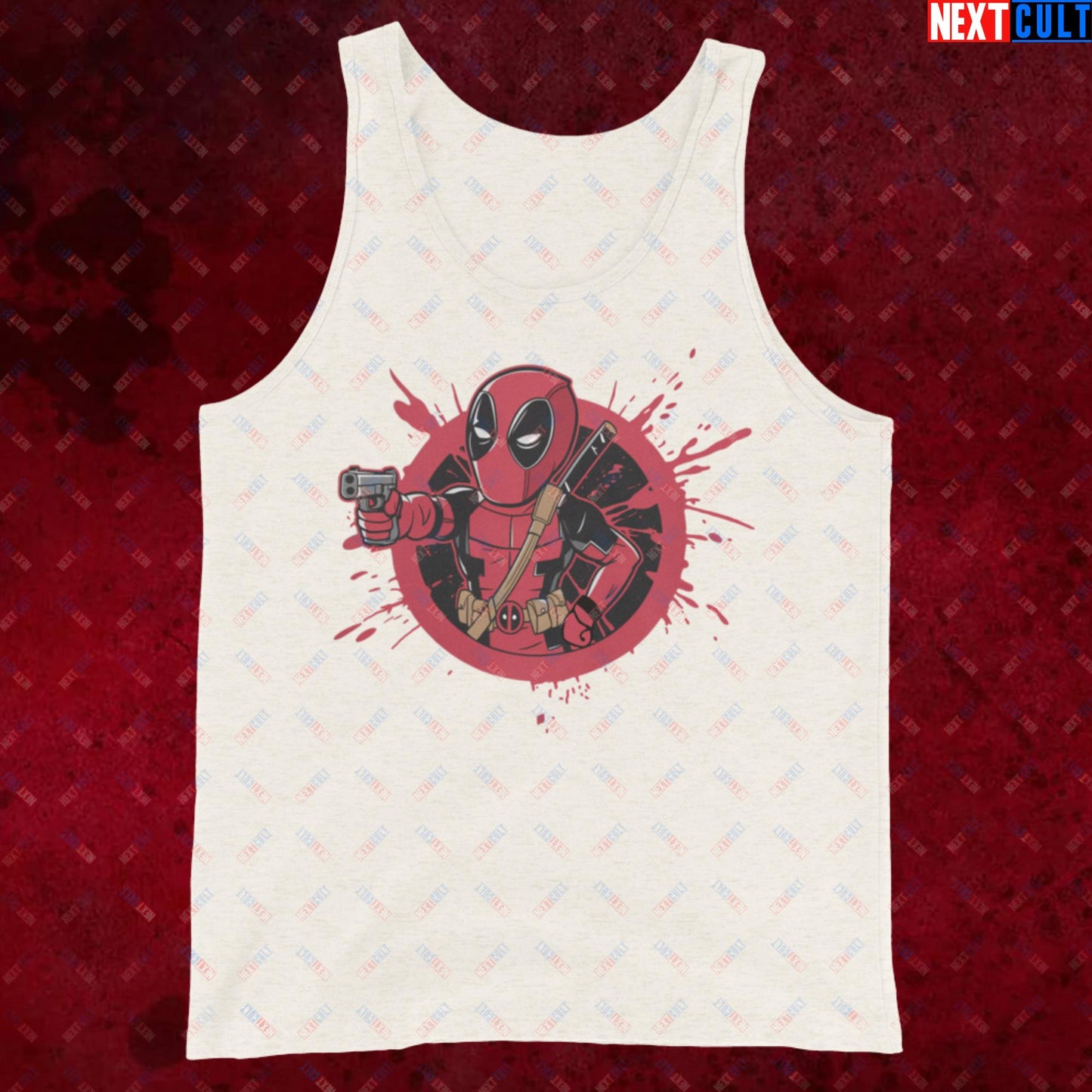 Pool Boy Deadpool Vault Boy Fallout Funny Cartoon Mashup Tank Top