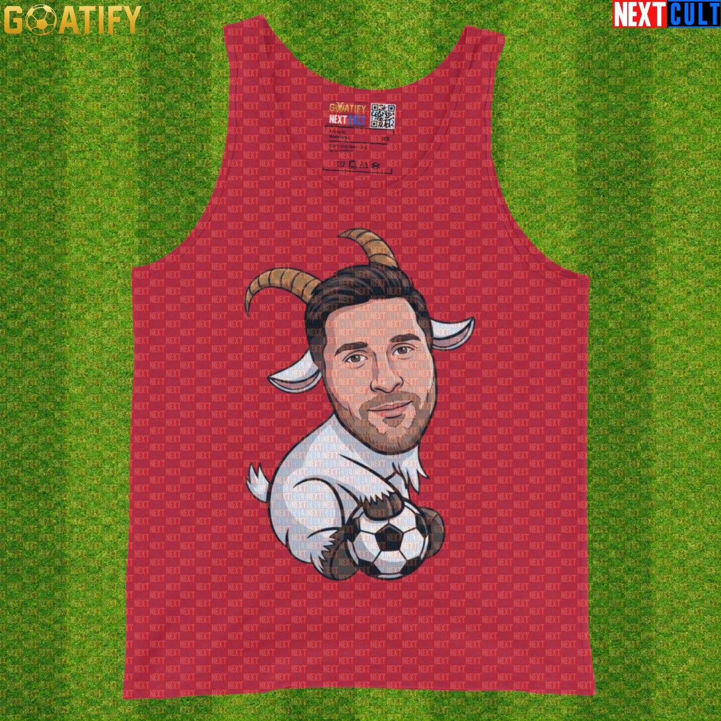 Lionel Messi Tank Top - GOAT Soccer Muscle Shirt Gift for Argentina World Cup Football Fans |  | ["Argentina", "Barcelona", "Football", "Inter Miami", "Lionel Messi", "Soccer"]