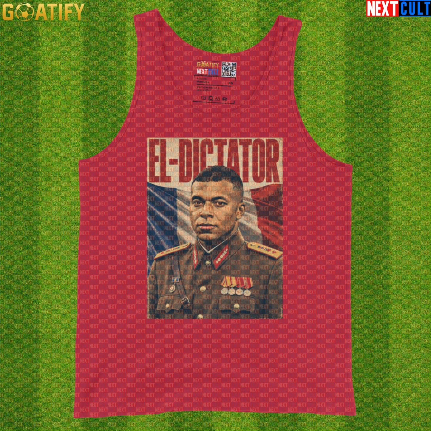 Kylian Mbappe Tank Top – El Dictator Soccer Meme Muscle Shirt for France Football Fans |  | ["Football", "France", "Kylian Mbappe", "PSG", "Real Madrid", "Soccer"]