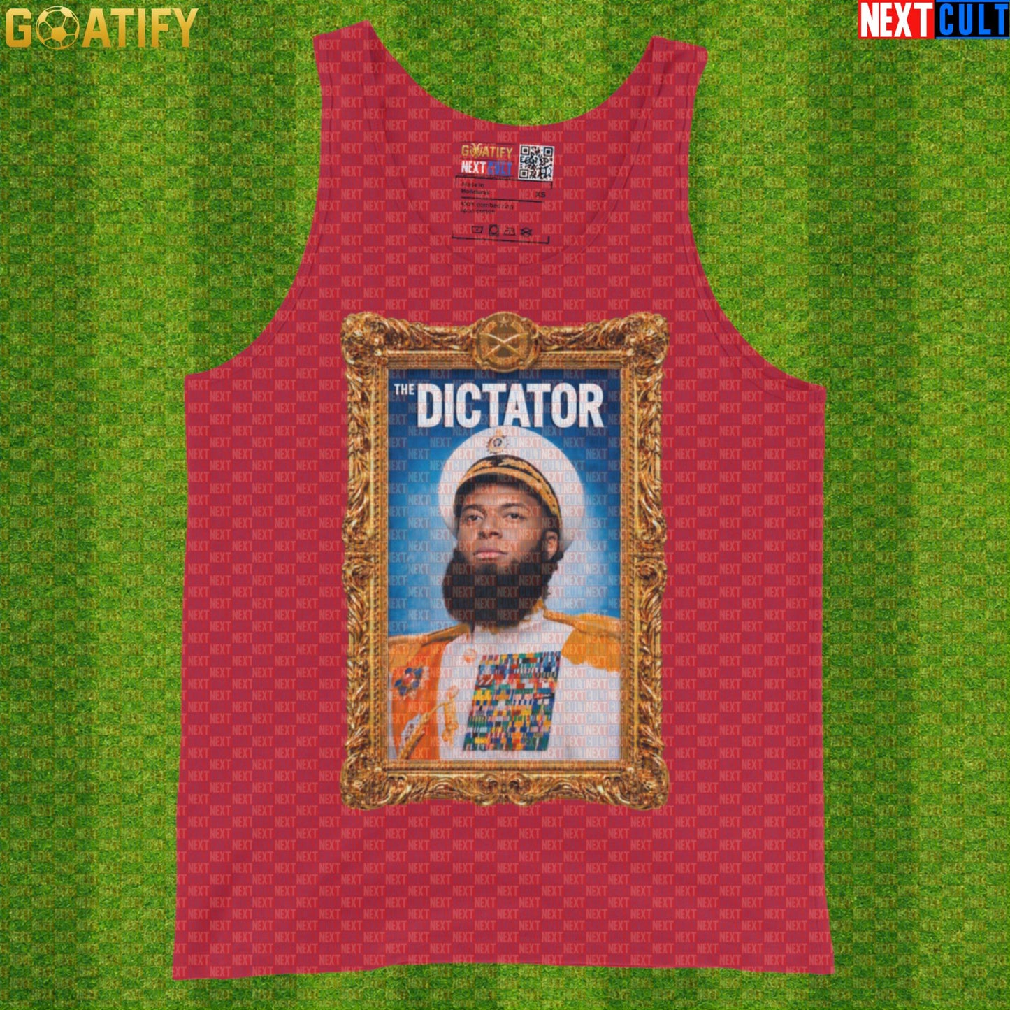 Kylian Mbappe Tank Top – El Dictator Soccer Muscle Shirt for Gym and World Cup Fans Red Next Cult Brand