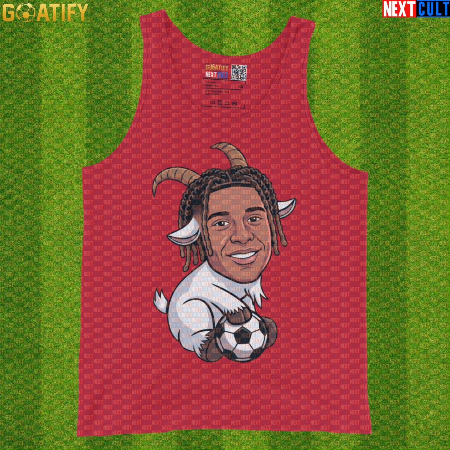 Michael Olise Tank Top – GOAT Muscle Shirt for Soccer Training and Summer Match Days |  | ["Bayern Munich", "Football", "France", "Michael Olise", "Soccer"]