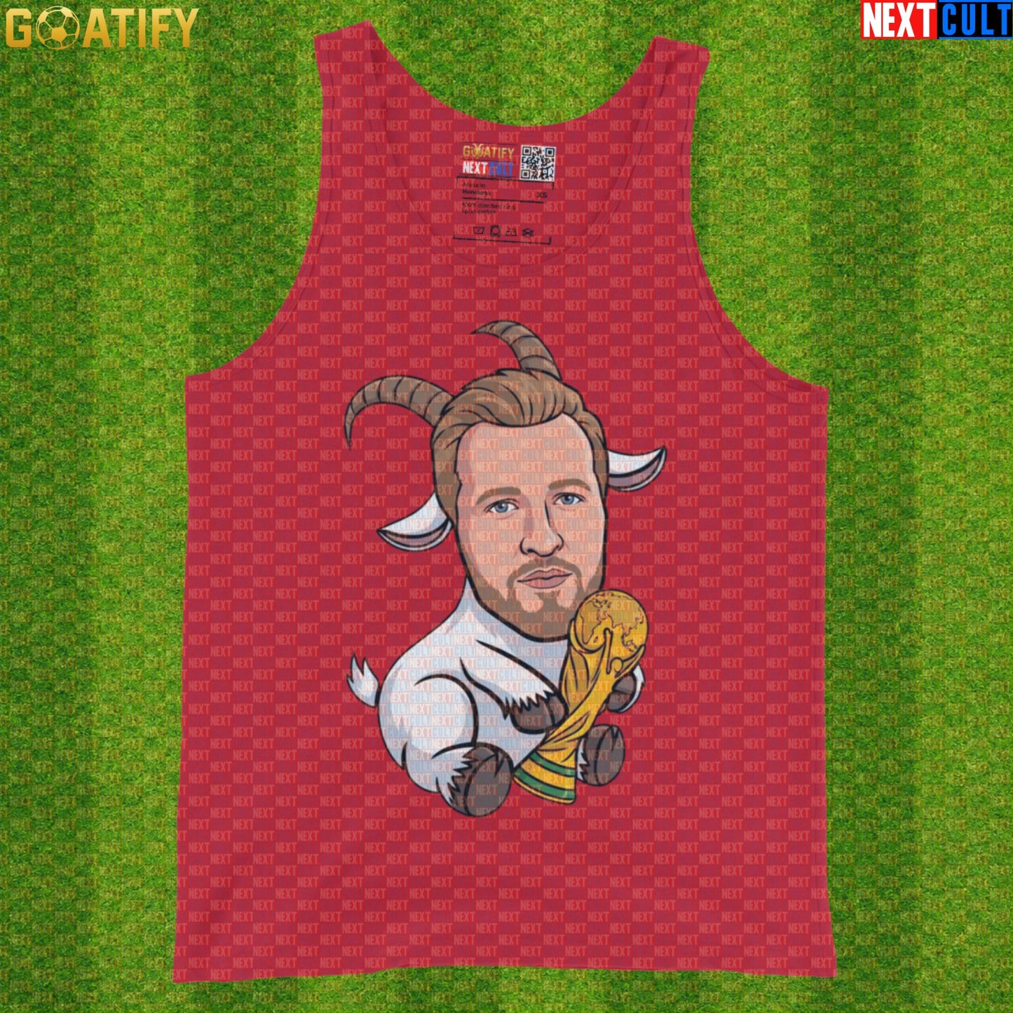 Harry Kane Tank Top – Kane GOAT Muscle Shirt for England World Cup Believers |  | ["Bayern Munich", "England", "Football", "Harry Kane", "Soccer", "Tottenham Hotspur"]