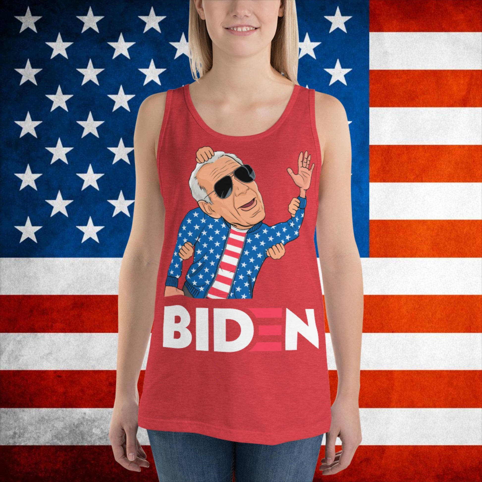 Weekend at Biden's Joe Biden Meme Democrat Republican Trump Gift Biden Gift 90s Vintage Tank Top Next Cult Brand