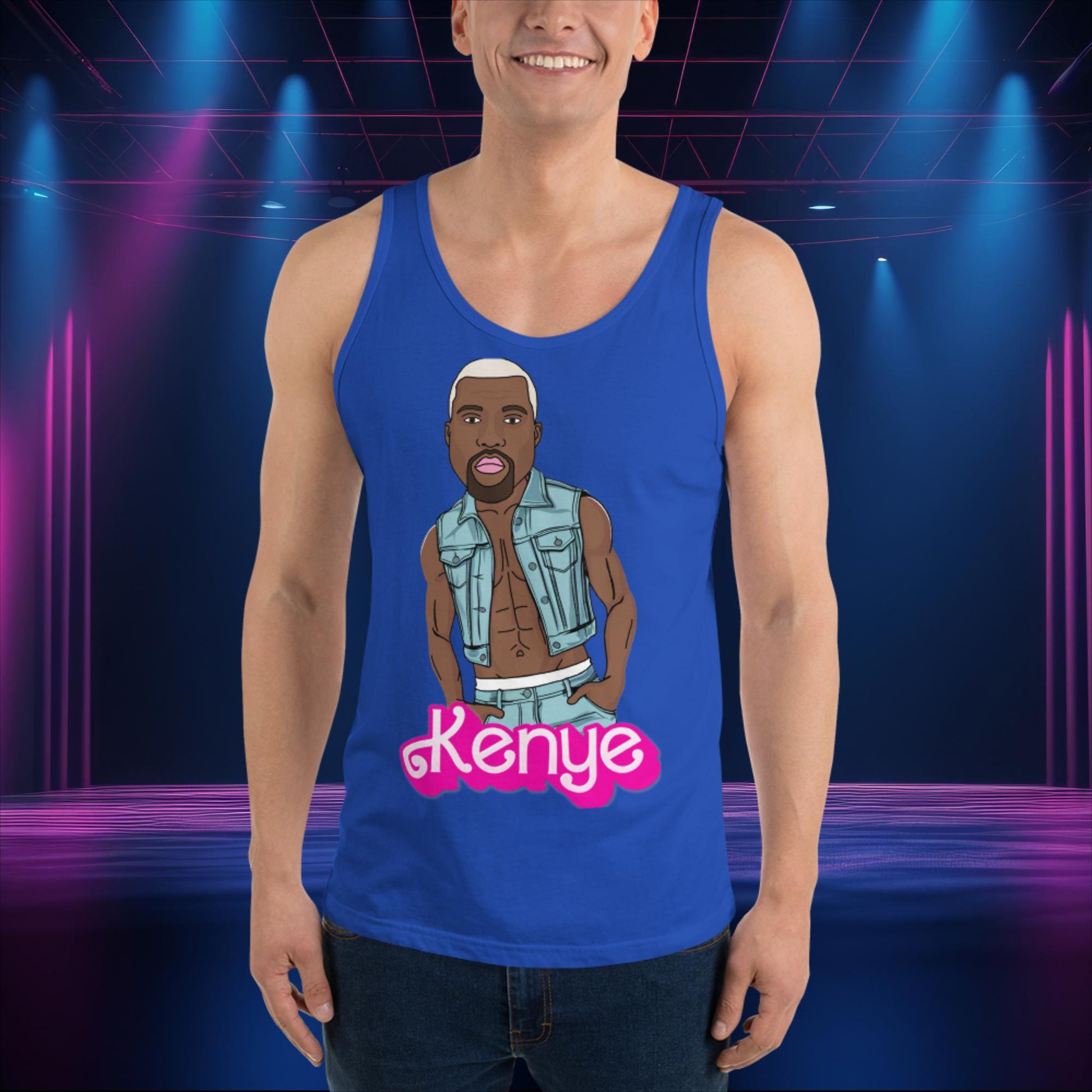 Kenye Barbie Ken Ryan Gosling Kanye West Tank Top Next Cult Brand Barbie, Kanye West, Ken, Movies, Music, Ryan Gosling