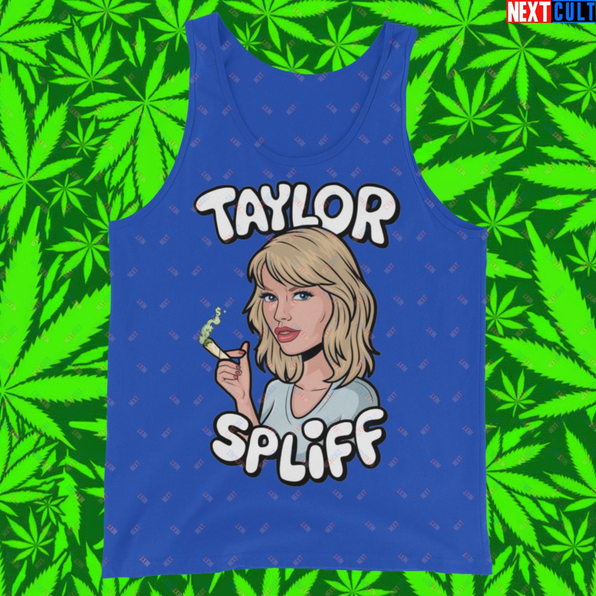 Taylor Spliff Pop Music Star Pothead Stoner Funny Weed Meme Tank Top True Royal Tank Tops Music Weed Next Cult Brand